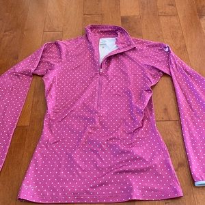 Pink Nike half zip